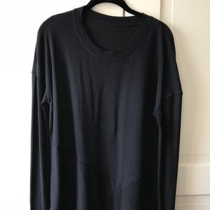 ALO Long Sleeve Black Top